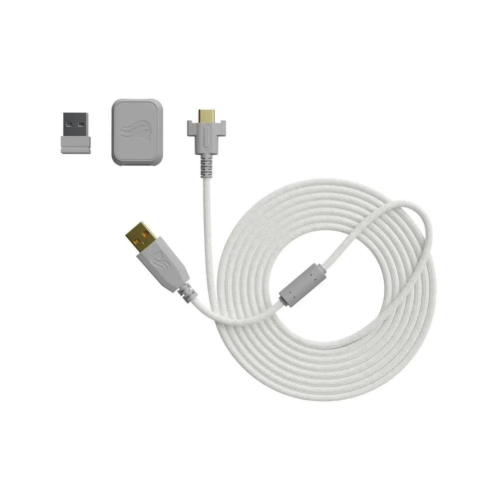 עכבר גיימינג אלחוטי Glorious Model O2 Wireless לבן