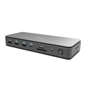 תחנת עגינה מקצועית Thunderbolt 4 עם תמיכה ב-2 מסכים 4K וטעינה 96W מבית i-tec