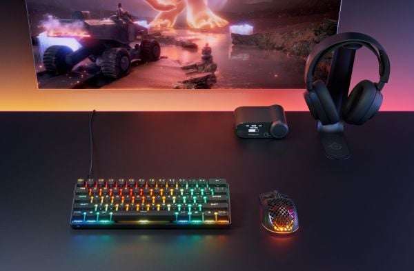 מקלדת גיימינג מכאנית מקצועית Steelseries Apex Pro Gen 3 Mini צבע שחור
