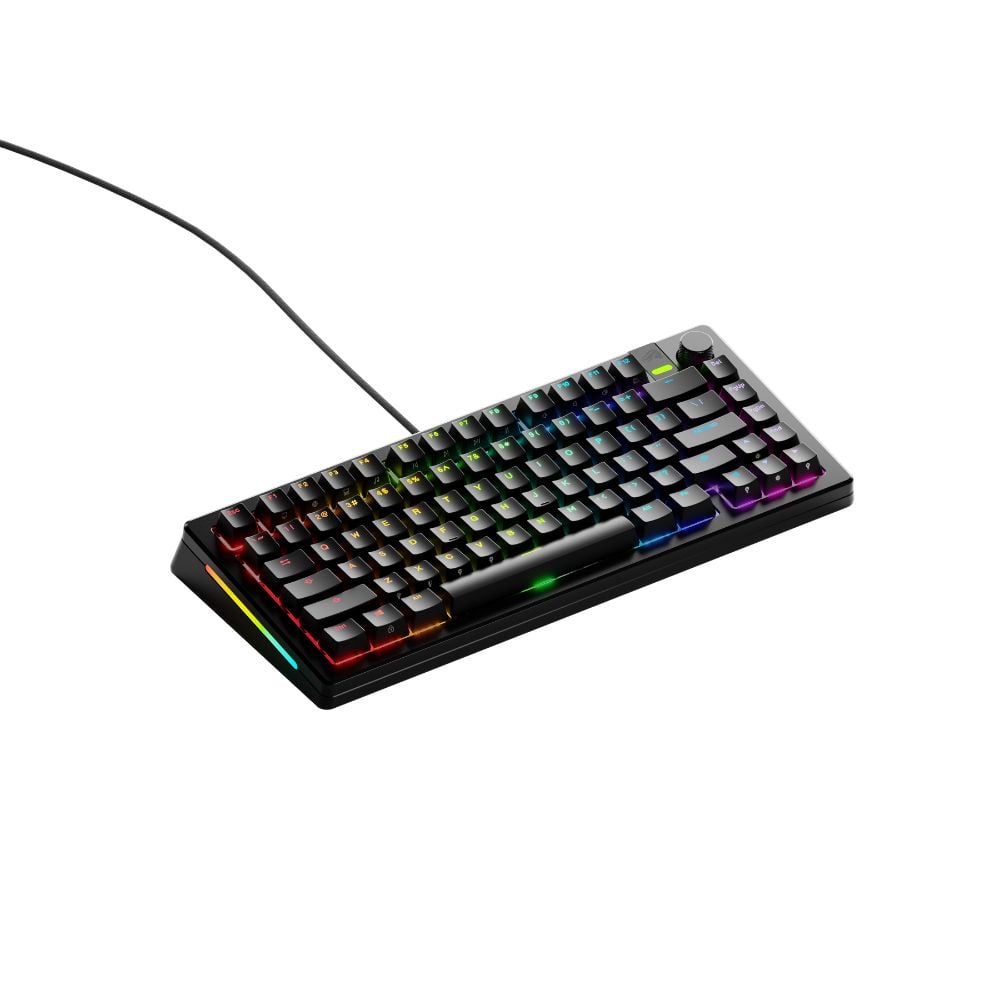 מקלדת מכנית חוטית Glorious GMMK 3 PRO 75% Prebuilt צבע שחור